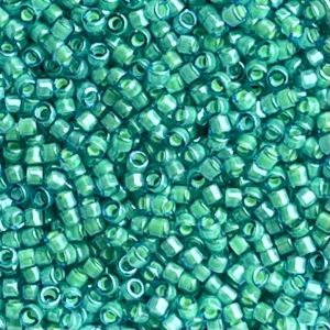 Delica Bead Luminous Mermaid Green