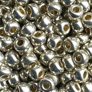 Rocalla Miyuki #6 Duracoat Galvanized  Silver