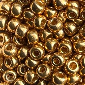 Rocalla Miyuki #6 Duracoat Galvanized Gold
