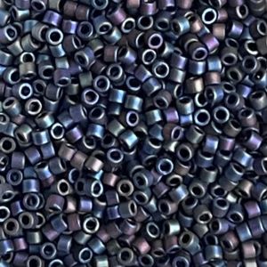 Delica Bead Matte Opaque Gray AB