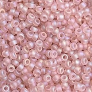Rocalla Miyuki #11 Matte Transparent Lt Tea Rose AB