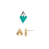 Provatas II – GemDuo Earring 24K Gold Plate