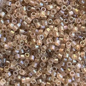 Delica Bead Beige Lined Opal AB