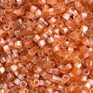 Delica Bead Silk Inside Dyed Topaz