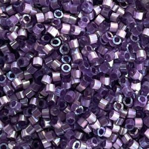 Delica Bead Silk Inside Dyed Dk Orchid AB
