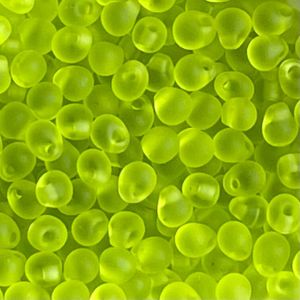 Drop 3.4mm Matte Transparent Chartreuse