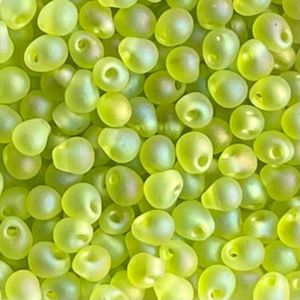 Drop 3.4mm Matte Transparent Chartreuse AB