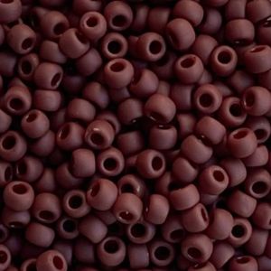 Round #8 Opaque Frosted Oxblood