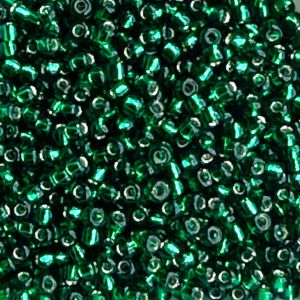 Round #11 Silver-Lined Green Emerald