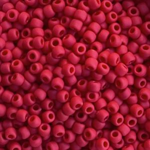 Round #11 Opaque-Frosted Pepper Red