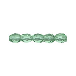 FirePolish 4mm Transparent Peridot 50bds