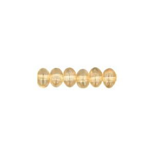 Nugget Spacers 6x4mm Luster Transparent Champagne