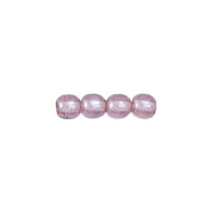 Round Bead 4mm Luster Lt Amethyst 50bds/str