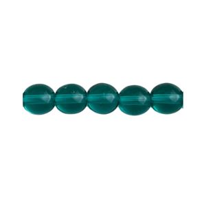 Round Beads 6mm Viridian  50bds