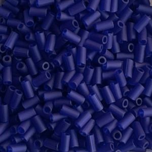 Bugle #1 3mm Transparent Frosted Cobalt