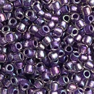 Round #8 Inside-Color Rainbow Crystal/Metallic Purple Lnd