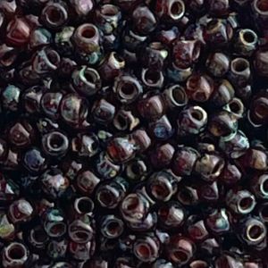 Round #8 HYBRID Transparent Siam Ruby Picasso