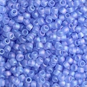 Round #11 Transparent – Rainbow Frosted Lt Sapphire