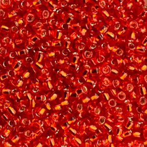 Round #15 SilverLined Lt Siam Ruby