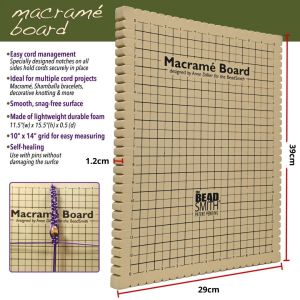 Beadsmith Macrame Board – Grande
