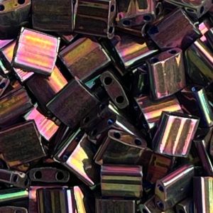 Tila Bead 5mm Bronze Metallic Iris Luster