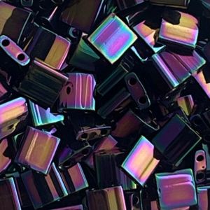 Tila Bead 5mm Metallic Purple Iris