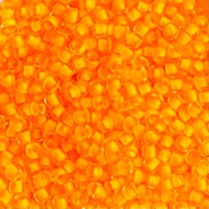 Round #11 Luminous Neon Frosted Orange