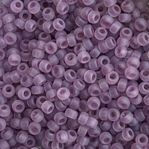 Rocalla Miyuki #11 Matte Transparent Smoky Amethyst