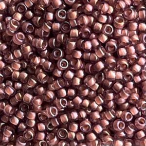 Rocalla Miyuki #11 Lined Cinnamon Luster