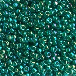 Rocalla Miyuki #11 Emerald Lined Aqua