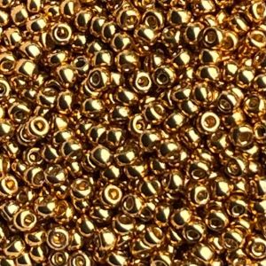 Rocalla Miyuki #11 Duracoat Galvanized Yellow Gold