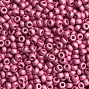 Rocalla Miyuki #11 Duracoat Galvanized Matte Hot Pink