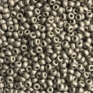 Rocalla Miyuki #11 Duracoat Galvanized Matte Lt Pewter