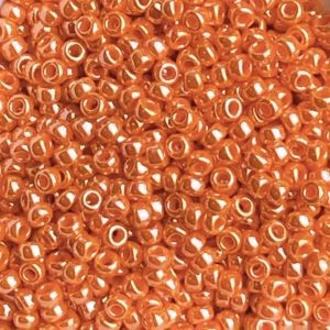 Rocalla Miyuki #11 Opaque LT Orange Luster