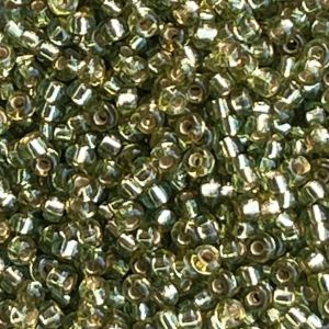 Rocalla Miyuki #11 Duracoat SilverLined Dyed Green