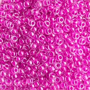 Rocalla Miyuki #11 Round Luminous Hot Magenta