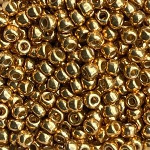 Rocalla Miyuki #8 Duracoat Galvanized Gold