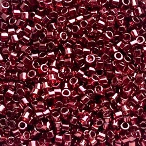Delica Bead Transparent Luster Red Metallic