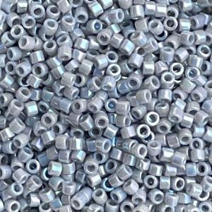 Delica Bead Ghost Gray AB