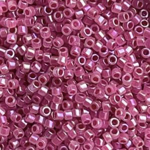 Delica Bead Rose Lined Opal AB