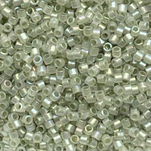 Delica Bead Sparkle Celery Lined Opal AB