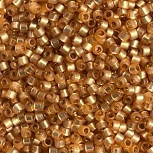 Delica Bead SilverLined Duracoat S/F Straw