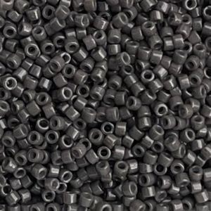 Delica Bead Duracoat Opaque Charcoal Grey