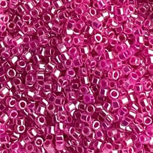 Delica Bead Lined Crystal Fuchsia