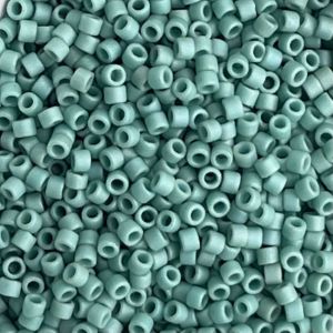 Delica Bead Matte Metallic Seafoam Green
