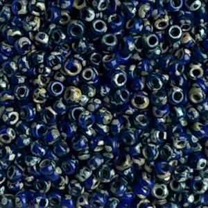 Rocalla Miyuki #11 Picasso Opaque Cobalt