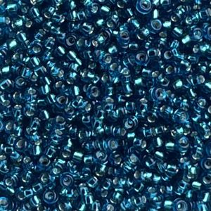 Rocalla Miyuki #15 SilverLined Blue Zircon