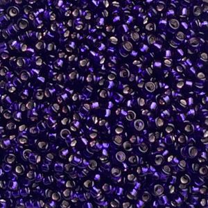 Rocalla Miyuki #15 SilverLined Dk Purple
