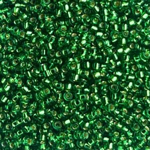 Rocalla Miyuki #15 SilverLined Green