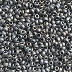 Rocalla Miyuki #15 Matte Metallic Silver Gray